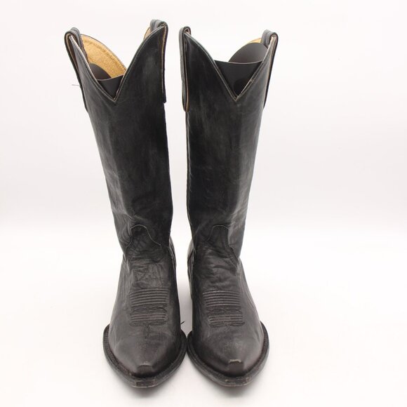Idyllwind Western Cowgirl Boot Women's Size 7.5 B Black Distressed Leather - Picture 2 of 10